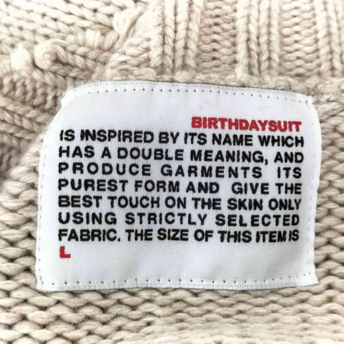 BIRTHDAYSUIT DAMAGE CARDIGAN メンズ JPN:L