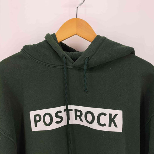 TOWER RECORDS GILDAN ボディ POSTROCK ボックス ロゴ プリント スウェット プルオーバー パーカー メンズ import:L