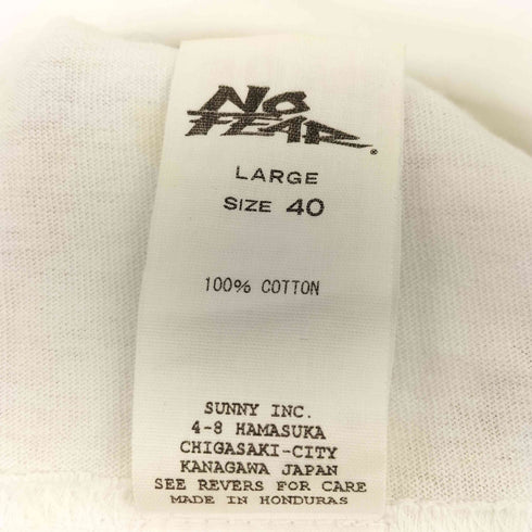 ノーフィアー NO FEAR BOSNIA 両面プリント クルーネック Tシャツ メンズ import:L