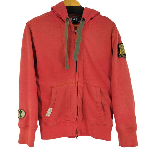 ポロバイラルフローレン Polo by RALPH LAUREN ワッペンダブルフェイスジップアップパーカー メンズ import:M