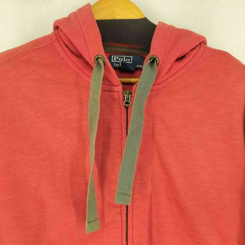 ポロバイラルフローレン Polo by RALPH LAUREN ワッペンダブルフェイスジップアップパーカー メンズ import:M