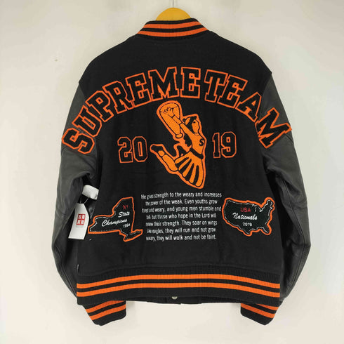 シュプリーム Supreme 19AW Team Varsity Jacket メンズ M