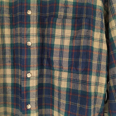 ペンドルトン PENDLETON 70S ウールチェック L/S BDシャツ メンズ import:L
