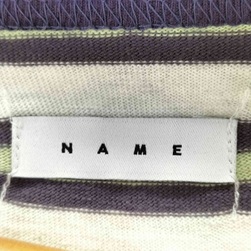 ネーム Name. BORDER LONG SLEEVE TEE メンズ JPN:2