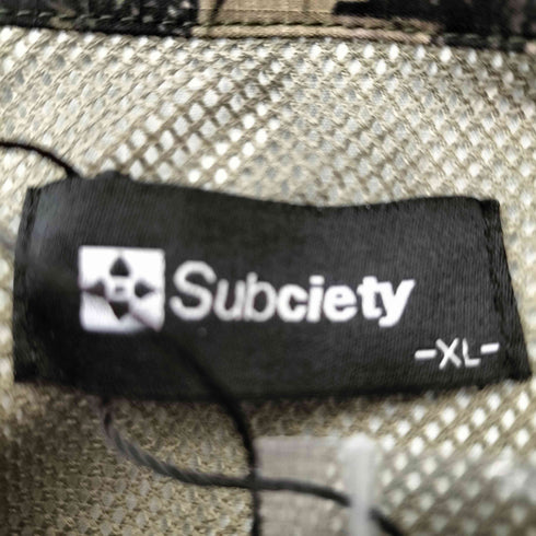 サブサエティ Subciety Ripstop cargo pocket shirt メンズ JPN:XL