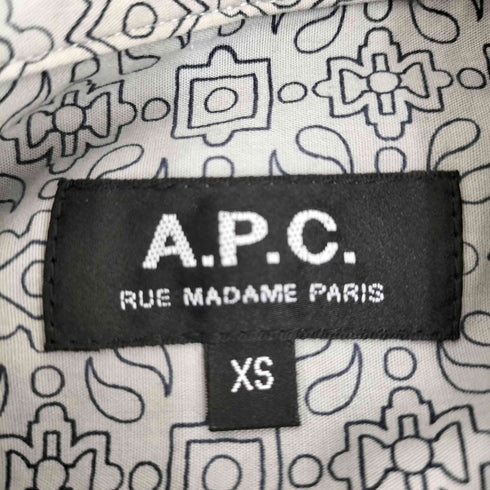 アーペーセー A.P.C. ペイズリー柄シャツ メンズ import:XS