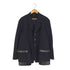 ヨウジヤマモトプールオム Yohji Yamamoto POUR HOMME 90S 丸文字タグ 4釦革貼りジャケット テーラードジャケット ウールギャバジン メンズ JPN:S
