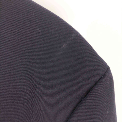 ヨウジヤマモトプールオム Yohji Yamamoto POUR HOMME 90S 丸文字タグ 4釦革貼りジャケット テーラードジャケット ウールギャバジン メンズ JPN:S