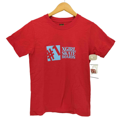 エックスガール X-girl SKATE BOARDS クルーネック Tシャツ レディース JPN:1