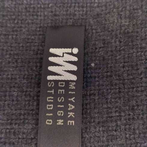 イッセイミヤケデザインスタジオ im ISSEY MIYAKE DESIGN STUDIO 90-00s 銀タグ バイカラーマフラー メンズ