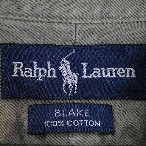 ラルフローレン RALPH LAUREN 90s BLAKE ポニー刺繍 ボタンダウンシャツ メンズ import:XL