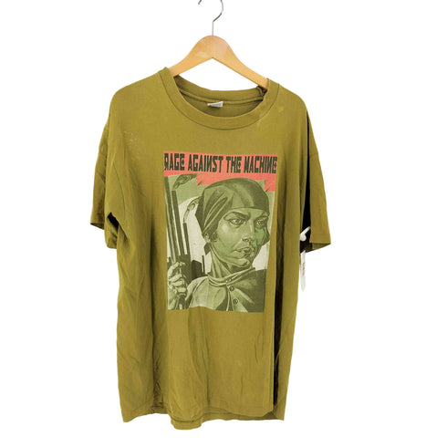 アンビル Anvil 90S 両面 プリント バンド Tシャツ メンズ import:XL