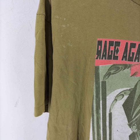 アンビル Anvil 90S 両面 プリント バンド Tシャツ メンズ import:XL