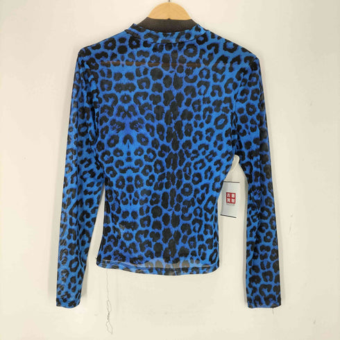 レオパード柄シアートップス パワーネット セカンドスキン レディース JPN:L