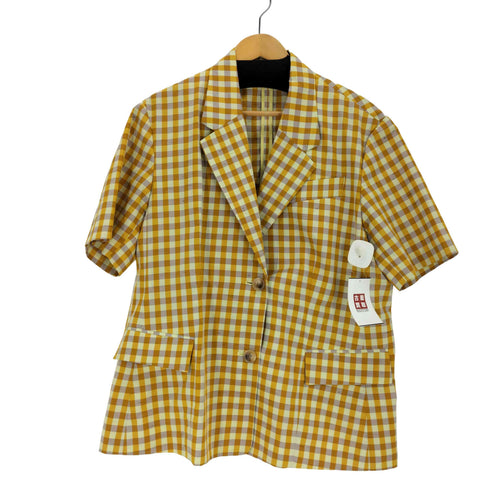 メゾンスペシャル MAISON SPECIAL Color Plaid Half Sleeve Jacket レディース FREE