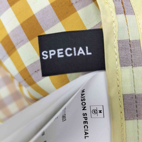 メゾンスペシャル MAISON SPECIAL Color Plaid Half Sleeve Jacket レディース FREE