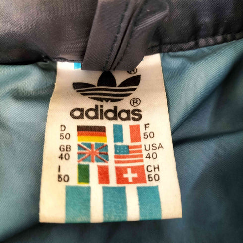 アディダス adidas 万国旗タグ 台湾製 ドイツ軍 ナイロンジャケット メンズ 40