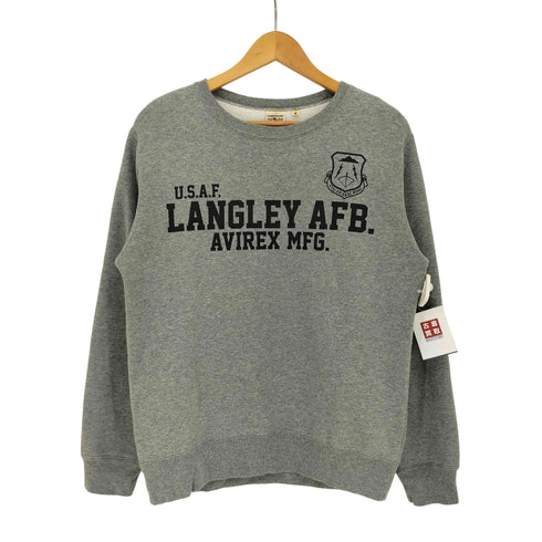 アヴィレックス AVIREX U.S.A.F. LANGLEY AFB 裏起毛スウェット メンズ import:M
