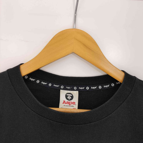アベイシングエイプ BAPE by A BATHING APE AAPE RIBBED CUFF LOGO TEE メンズ JPN:M