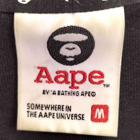 アベイシングエイプ BAPE by A BATHING APE AAPE RIBBED CUFF LOGO TEE メンズ JPN:M