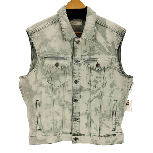 オールセインツ ALLSAINTS ブリーチ加工 デニムベスト メンズ JPN:M