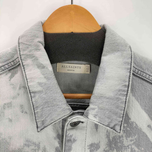 オールセインツ ALLSAINTS ブリーチ加工 デニムベスト メンズ JPN:M