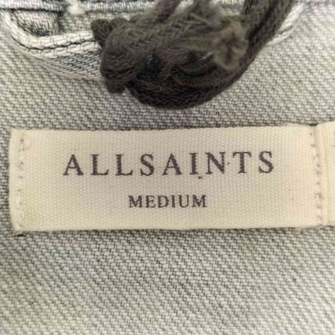 オールセインツ ALLSAINTS ブリーチ加工 デニムベスト メンズ JPN:M