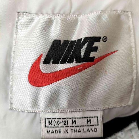 ナイキ NIKE 90-00s 白タグ ロゴ刺繍 中綿ナイロンベスト メンズ JPN:M