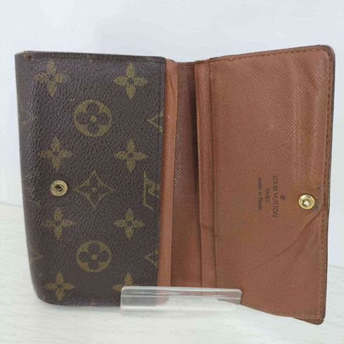 ルイヴィトン LOUIS VUITTON ポルトモネ・ビエトレゾール モノグラム 二つ折り財布 レディース
