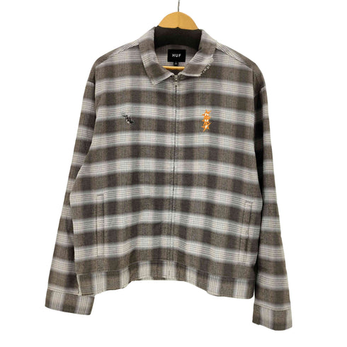 ハフ HUF ALL STAR DAMAGE ZIP SHIRT メンズ JPN:L