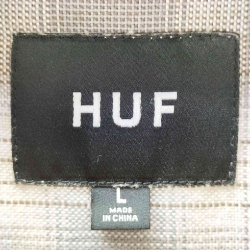 ハフ HUF ALL STAR DAMAGE ZIP SHIRT メンズ JPN:L