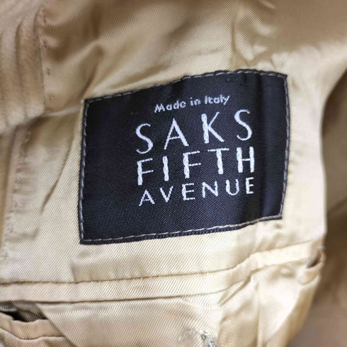 サックスフィフスアベニュー SAKS FIFTH AVENUE イタリア製 3B コーデュロイテーラードジャケット メンズ