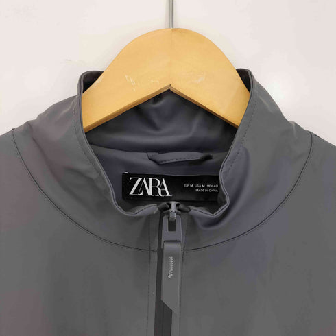 ザラ ZARA 止水ジップ ジップアップブルゾン メンズ import:M