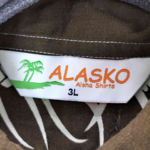 ALASKO レーヨンアロハシャツ メンズ 3L