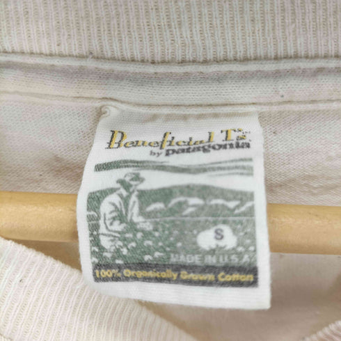 パタゴニア patagonia Beneficial T's 90s USA製 プリントクルーネックTシャツ メンズ import:S