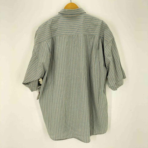 アディダス adidas 90-00S パフォーマンスロゴ レギュラーカラーS/S チェックシャツ メンズ import:XL