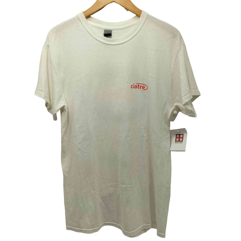 シアター ciatre 両面ロゴプリント ショートスリーブクルーネックTシャツ メンズ JPN:M