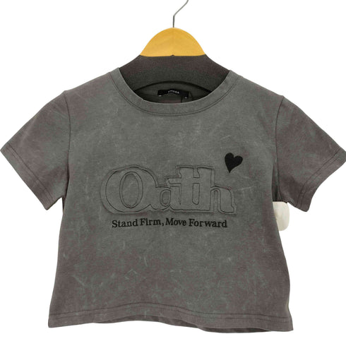エモダ EMODA ロゴパッチミニマルTシャツ レディース FREE