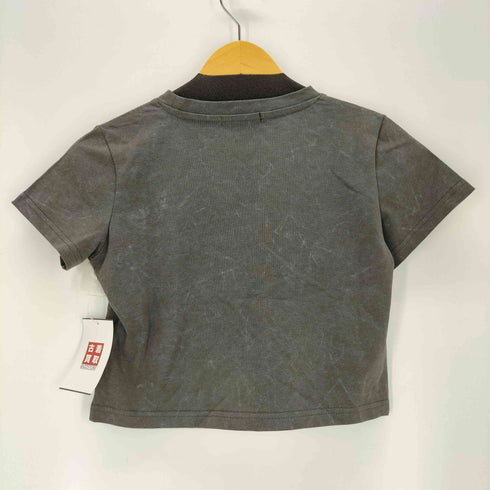 エモダ EMODA ロゴパッチミニマルTシャツ レディース FREE