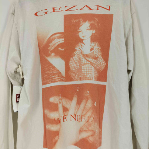 ギルダン GILDAN GEZAN バックプリントロングスリーブTシャツ メンズ JPN:L
