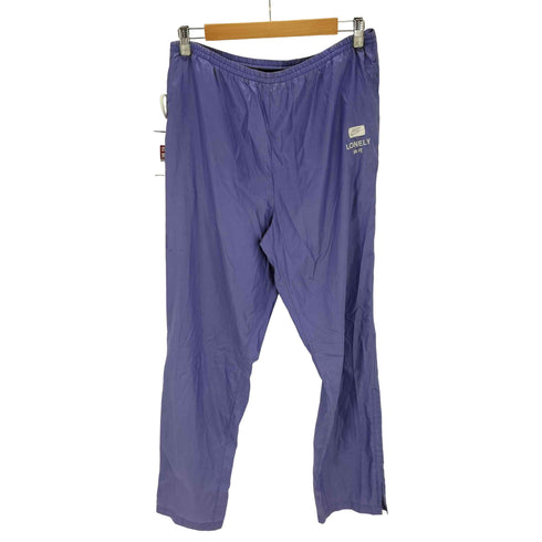 ロンリー LONELY 論理 ロゴ刺繍 ナイロンパンツ メンズ JPN:L