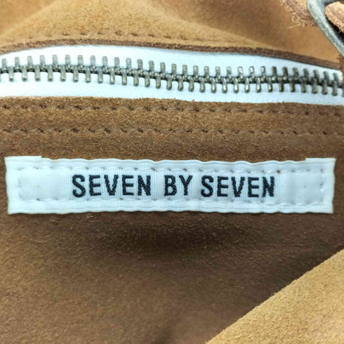 セブンバイセブン SEVEN BY SEVEN LEATHER SHOULDER BAG -Cow split leather- メンズ