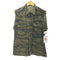 70S タイガー ストライプ BDU ジャケット リメイク カットオフ ベスト メンズ SMALL-REGULAR