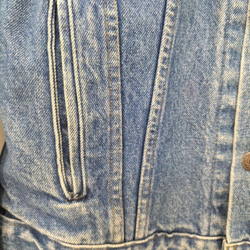 リーバイス Levis 80S USA製 70505 ボタン裏777 ペイント加工 4ポケット トラッカー ジャケット メンズ 40R