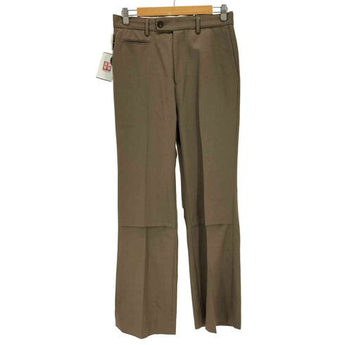マツフジ MATSUFUJI WOOL SEMI FLARE WORK TROUSERS メンズ JPN:3
