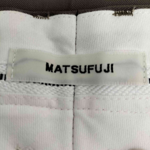 マツフジ MATSUFUJI WOOL SEMI FLARE WORK TROUSERS メンズ JPN:3