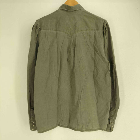 バナナリパブリック BANANA REPUBLIC 90S バナナタグ コットン チンスト付き L/S シャツ レディース 10