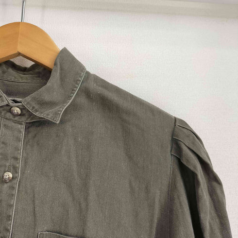バナナリパブリック BANANA REPUBLIC 90S バナナタグ コットン チンスト付き L/S シャツ レディース 10
