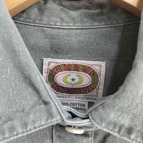バナナリパブリック BANANA REPUBLIC 90S バナナタグ コットン チンスト付き L/S シャツ レディース 10