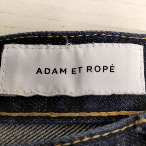アダムエロペ Adam et Rope 逸品シリーズ センタープレスフレアデニム レディース JPN:38